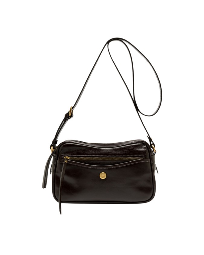  Gianni Chiarini - Borsa a Tracolla con Tasca Frontale in Pelle