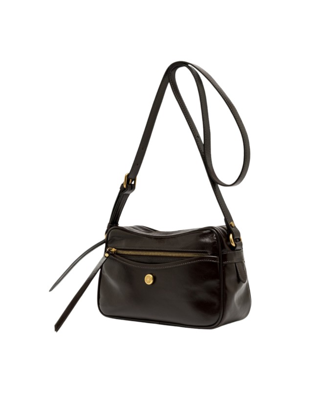  Gianni Chiarini - Borsa a Tracolla con Tasca Frontale in Pelle