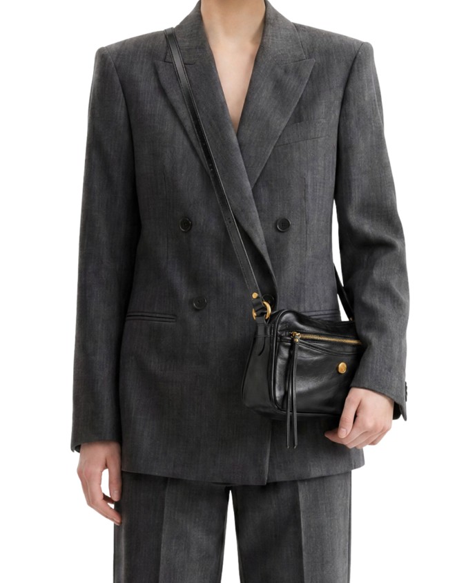  Gianni Chiarini - Borsa a Tracolla con Tasca Frontale in Pelle