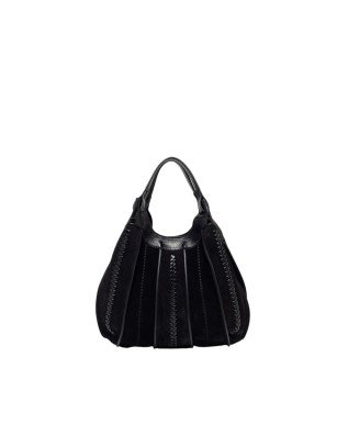 Gianni Chiarini - Leather and Suede "Due" Handbag with...