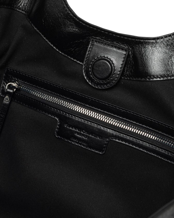  Gianni Chiarini - Borsa a Spalla in Pelle e Camoscio Dua