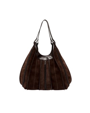Gianni Chiarini - Dua Leather and Suede Shoulder Bag -...