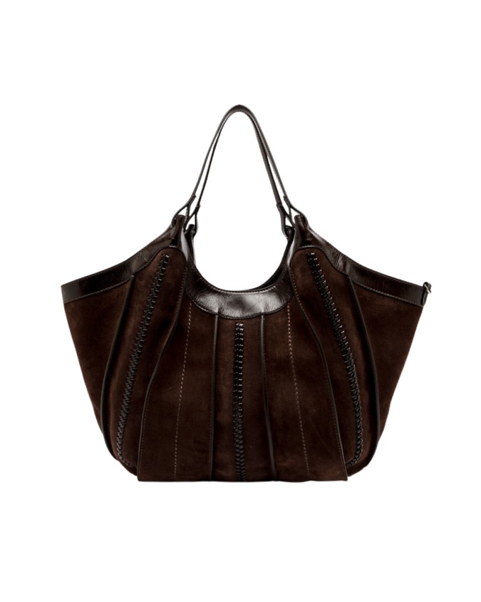  Gianni Chiarini - Borsa a Spalla in Pelle e Camoscio Dua