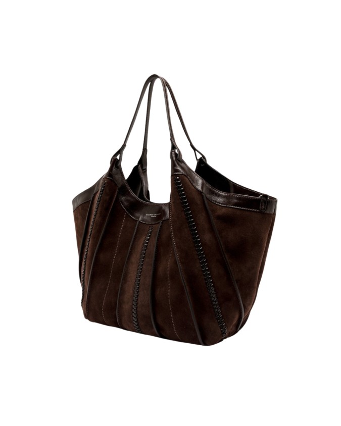  Gianni Chiarini - Borsa a Spalla in Pelle e Camoscio Dua