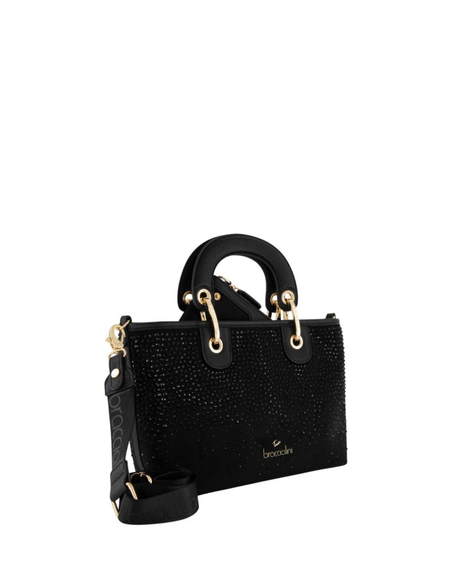 Braccialini - Beth Strass suede-look...