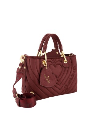 Braccialini - Beth Matelassé faux suede handbag with... 2