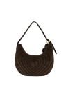  Braccialini - Borsa a spalla hobo in ecopelle scamosciata Beth