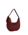Braccialini - Beth Matelassé faux suede hobo shoulder bag