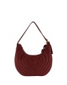 Braccialini - Beth Matelassé faux suede hobo shoulder bag