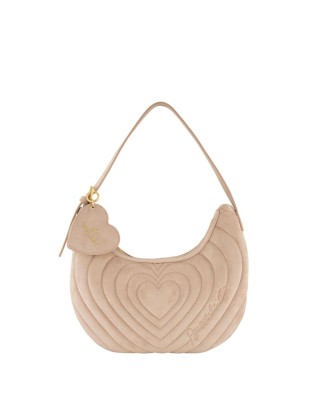  Braccialini - Borsa a spalla hobo in ecopelle scamosciata Beth