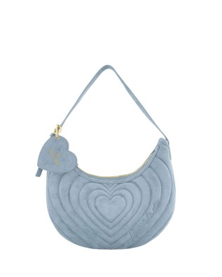  Braccialini - Borsa a spalla hobo in ecopelle scamosciata Beth