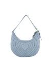  Braccialini - Borsa a spalla hobo in ecopelle scamosciata Beth