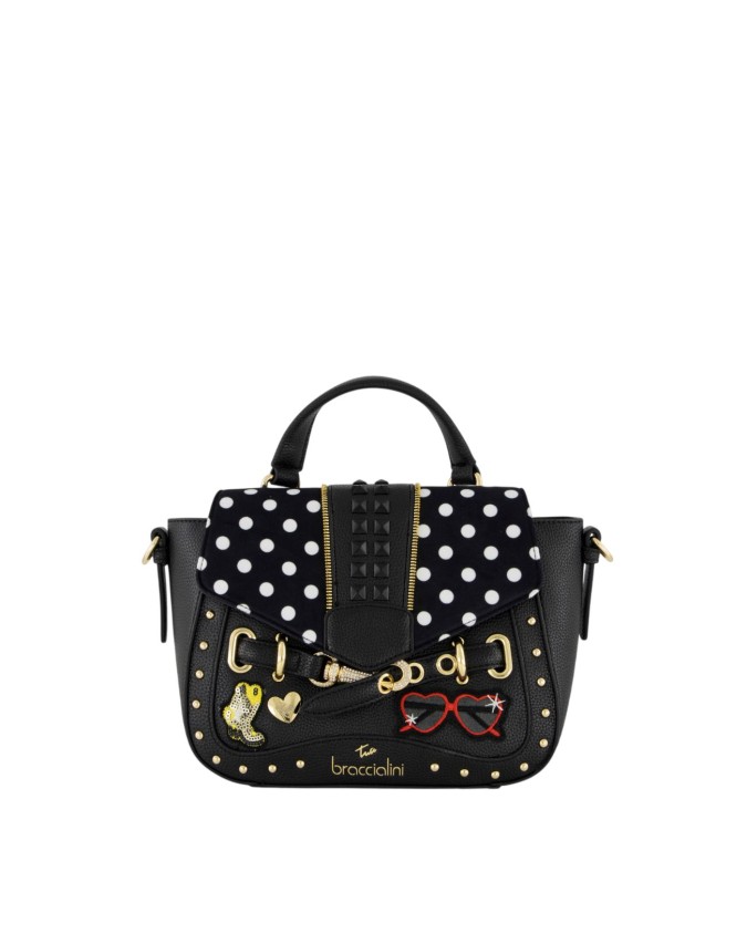  Braccialini - Borsa a mano in ecopelle Tg. 