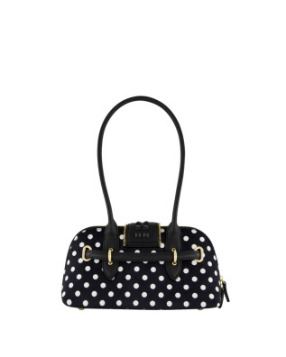 Braccialini - Top-loader bag with two faux leather... 2