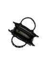 Braccialini - Handtasche, Größe M, aus besticktem Stoff mit Queen-Schulterriemen