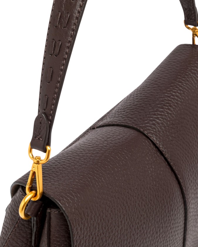  Gianni Chiarini - Borsa a Spalla con Patta e Tracolla in Pelle