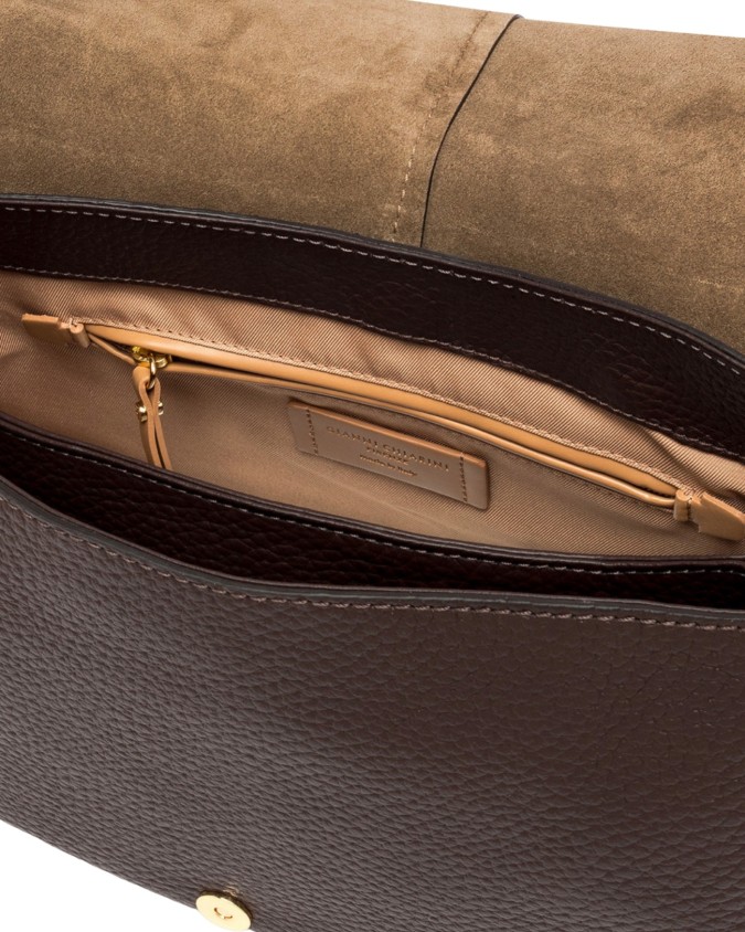  Gianni Chiarini - Borsa a Spalla con Patta e Tracolla in Pelle