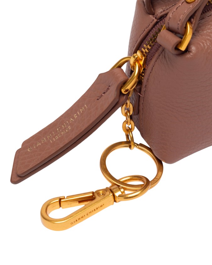  Gianni Chiarini - Charm Portachiavi Borsetta in Pelle Inibag