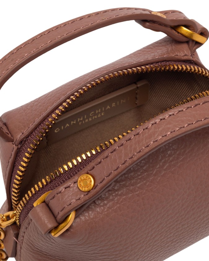  Gianni Chiarini - Charm Portachiavi Borsetta in Pelle Inibag