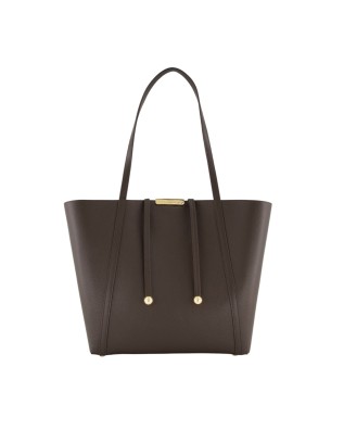  Braccialini - Borsa shopper in pelle doubleface con pochette
