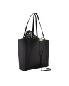  Braccialini - Borsa shopper in pelle doubleface con pochette