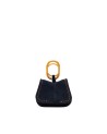 Gianni Chiarini - Charm Portachiavi Borsa in Pelle Scamosciata