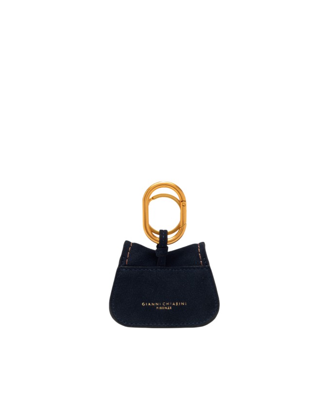  Gianni Chiarini - Charm Portachiavi Borsa in Pelle Scamosciata