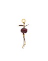  Gianni Chiarini - Portachiavi Melograno in Pelle Gold Charms