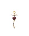  Gianni Chiarini - Portachiavi Melograno in Pelle Gold Charms