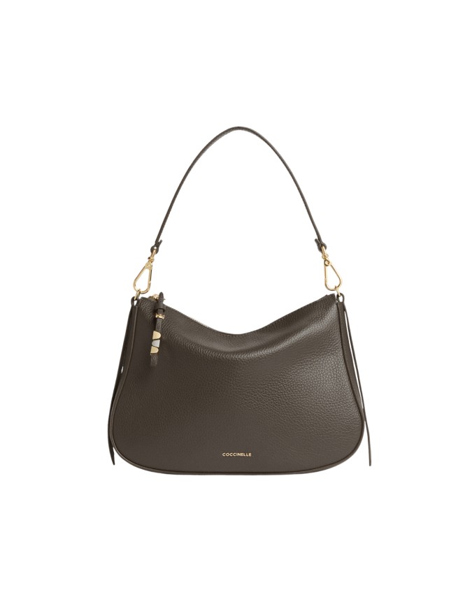  Coccinelle - Borsa a spalla media in pelle con tracolla Nory
