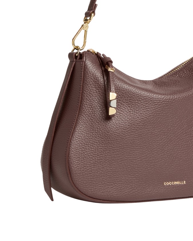  Coccinelle - Borsa a spalla media in pelle con tracolla Nory