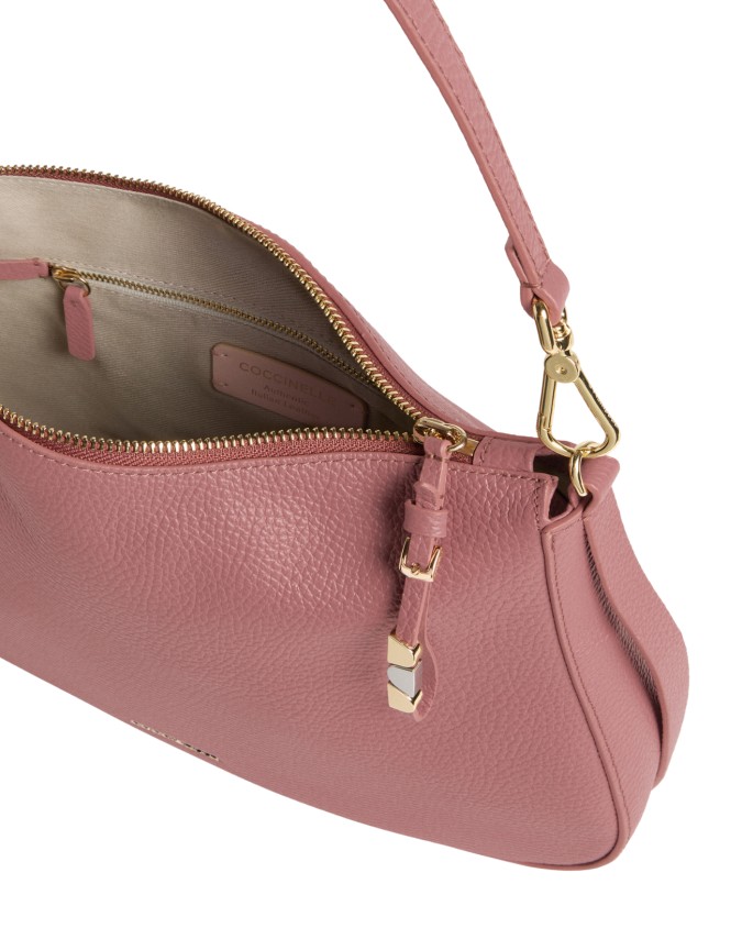  Coccinelle - Borsa a spalla media in pelle con tracolla Nory