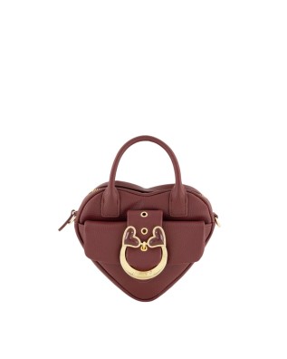  Braccialini - Mini bag a forma di cuore in pelle con tracolla