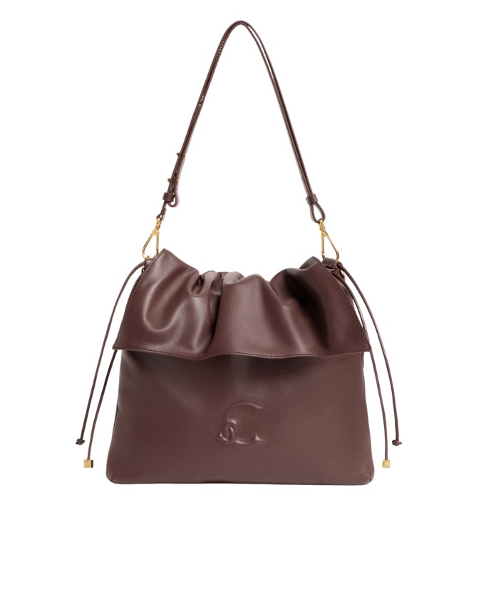  Coccinelle - Borsa a Spalla con Patta in Pelle Lidia