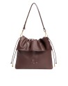  Coccinelle - Borsa a Spalla con Patta in Pelle Lidia
