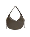  Coccinelle - Borsa Hobo a Spalla in Pelle Martellata Tg. 