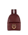 Braccialini - Damenrucksack aus weichem Leder mit Fronttasche Baroque