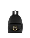 Braccialini - Damenrucksack aus weichem Leder mit Fronttasche Baroque