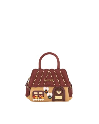 Braccialini - Temini leather handbag shaped like a little...