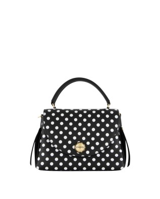 Braccialini - Leder-Topcase mit Klappe und einem...