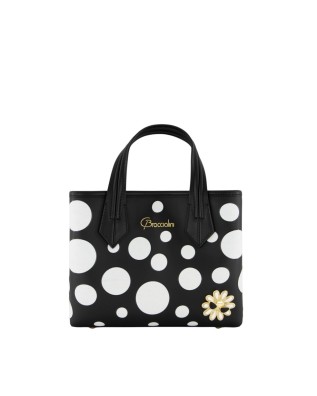 Braccialini - Mia Pois Leather Handbag with Two Compartments