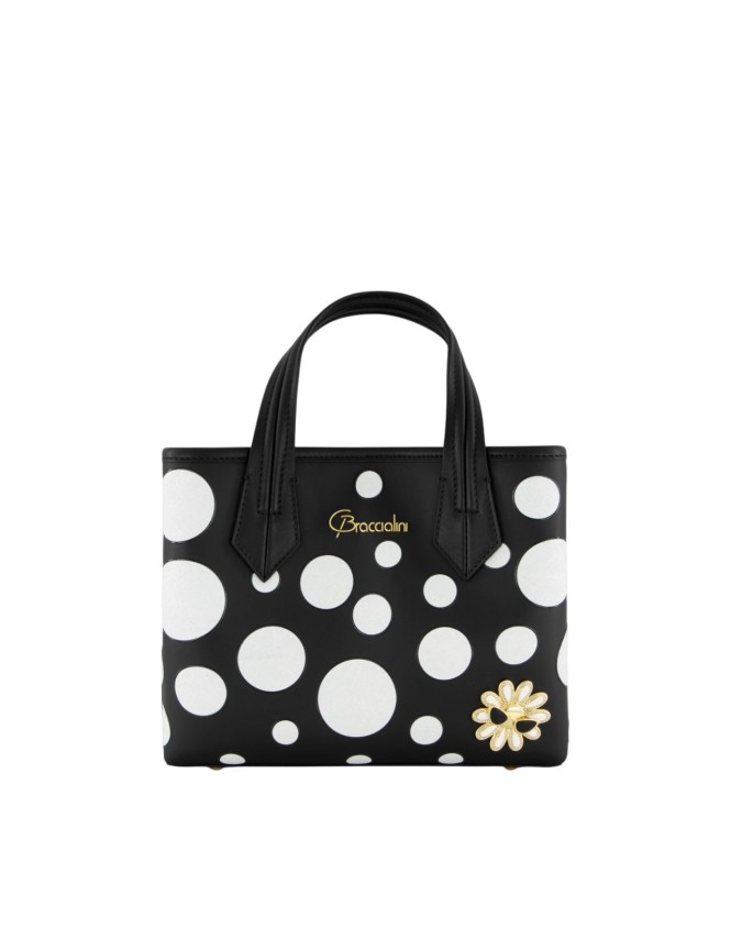 Braccialini - Lederhandtasche mit...
