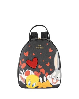 Braccialini - Damenrucksack aus Kunstleder mit...