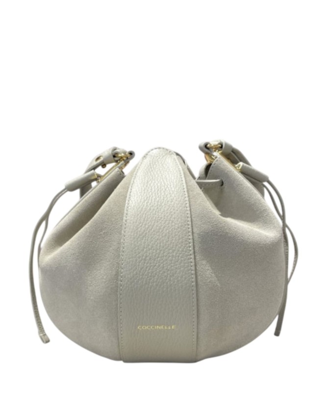  Coccinelle - Borsa a Secchiello in Pelle e Camoscio Boom