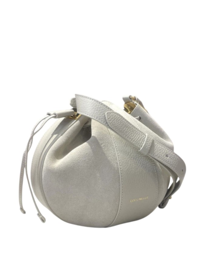  Coccinelle - Borsa a Secchiello in Pelle e Camoscio Boom