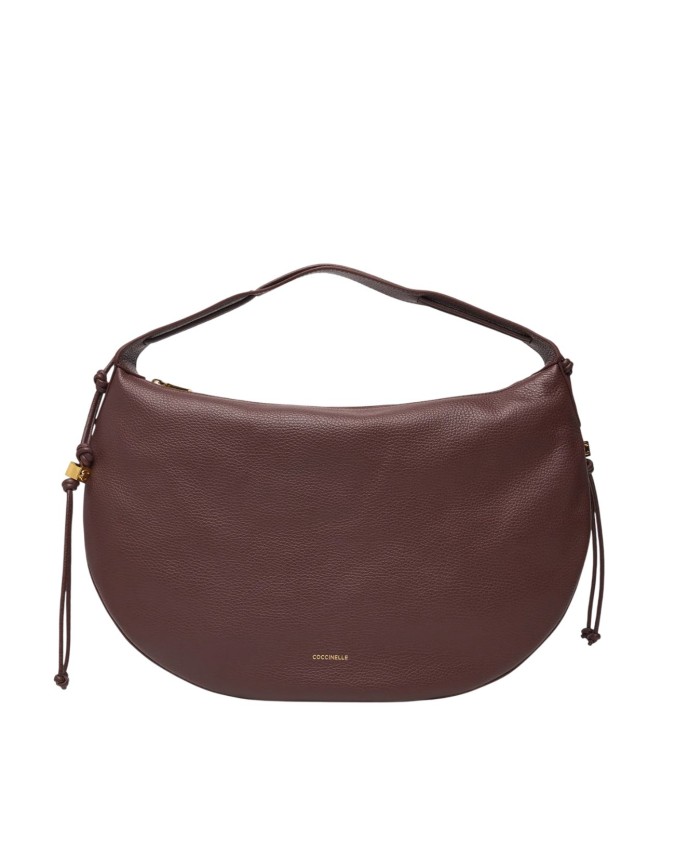  Coccinelle - Borsa Hobo a Spalla in Pelle Martellata Tg. 