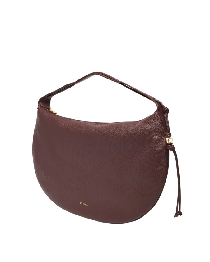  Coccinelle - Borsa Hobo a Spalla in Pelle Martellata Tg. 