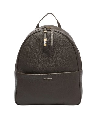  Coccinelle - Zaino donna in pelle con tasca esterna Nory