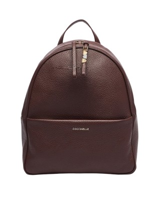  Coccinelle - Zaino donna in pelle con tasca esterna Nory