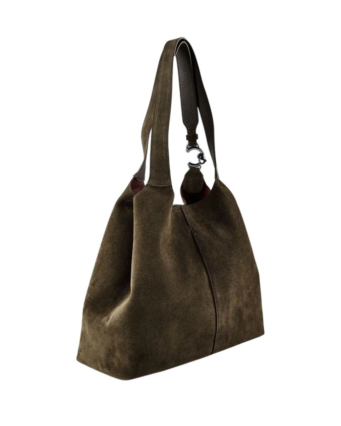  Coccinelle - Borsa Shopping in Suede Large C-Easy